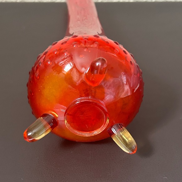 MCM L.E. Smith Amberina Vase - Picture 9 of 11